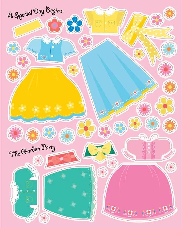 Princesses: Dress-Up Sticker Book by