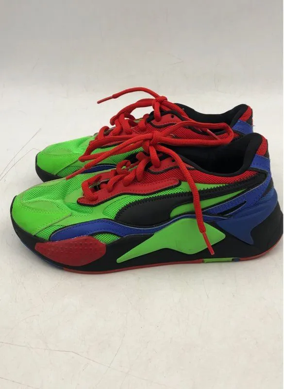 Puma Boys Rs X Tailored Green Blue Athletic Shoes - Size 6C