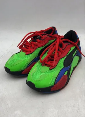 Puma Boys Rs X Tailored Green Blue Athletic Shoes - Size 6C