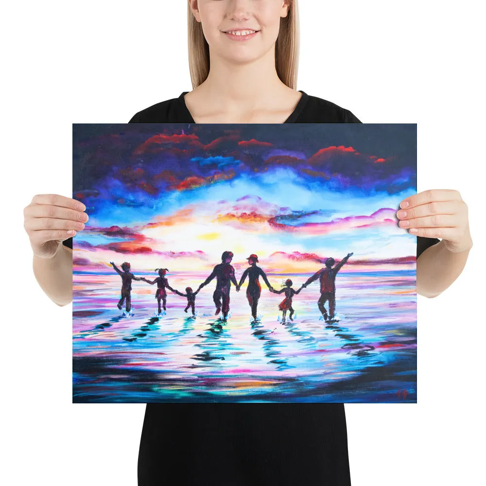 "Walking on Water" - Prophetic Art Print