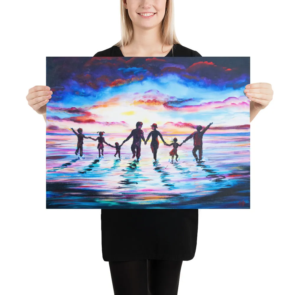 "Walking on Water" - Prophetic Art Print