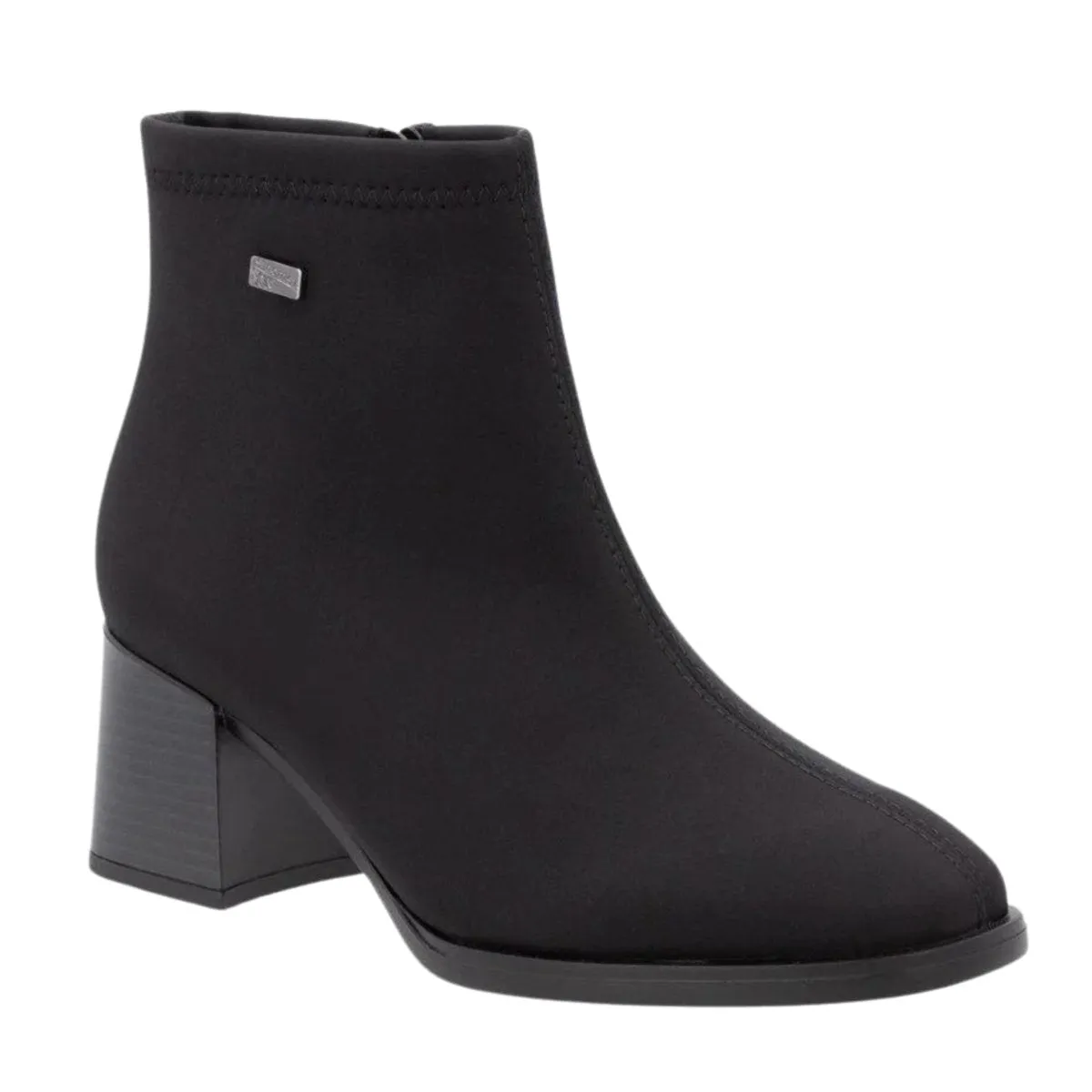 Rieker Women's D0V77-00 Black Stretch Waterproof