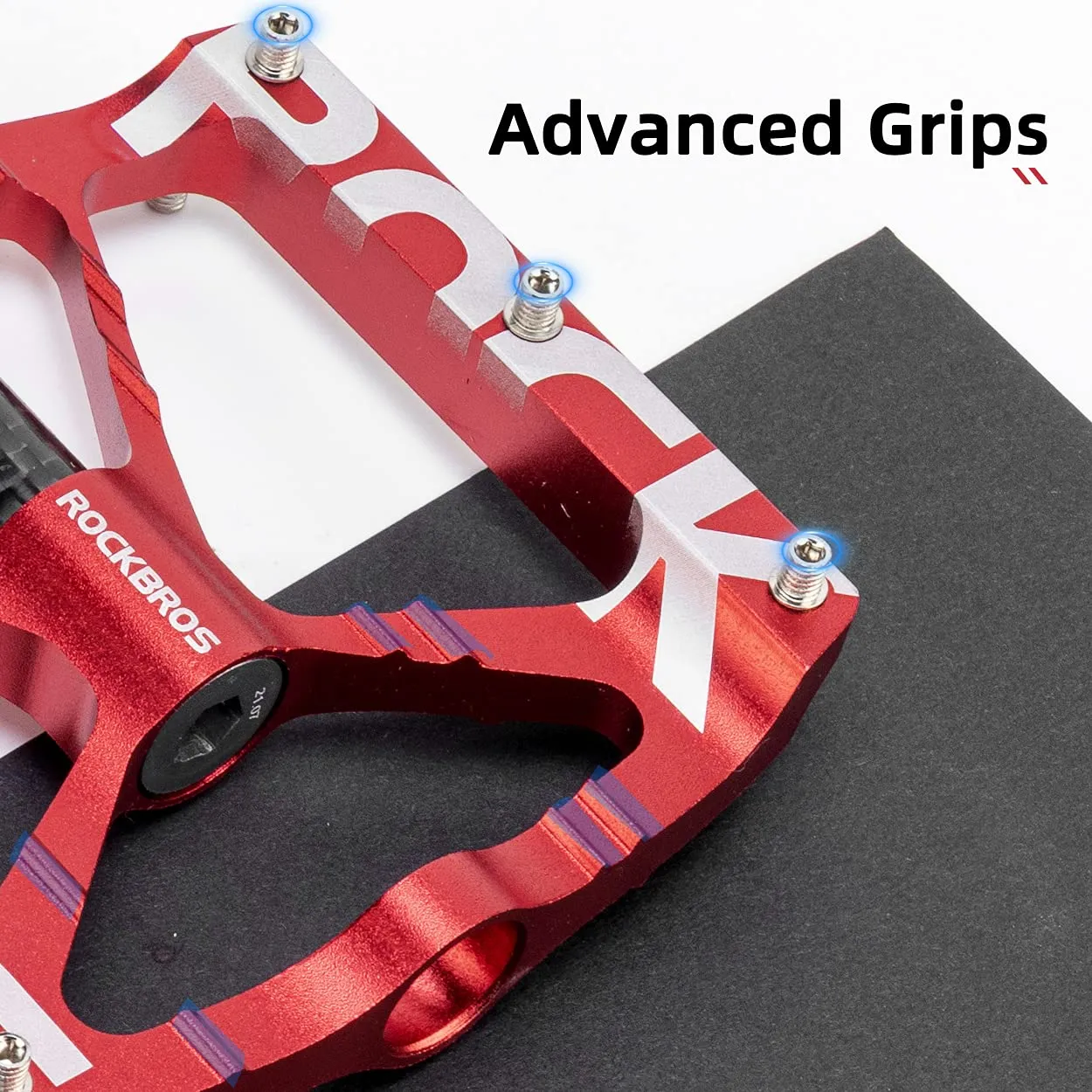 ROCKBROS Bicycle Pedals 9/16 Mountain Bike Pedals Aluminium (Pair)