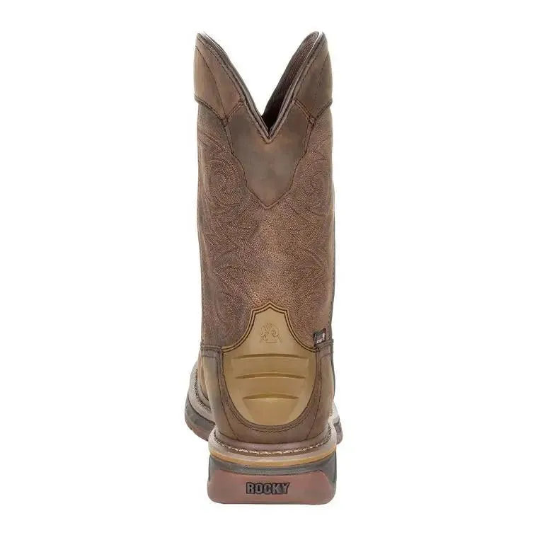 Rocky Iron Skull Men's Composite Toe Internal Met Guard Waterproof Western Boot RKW0288