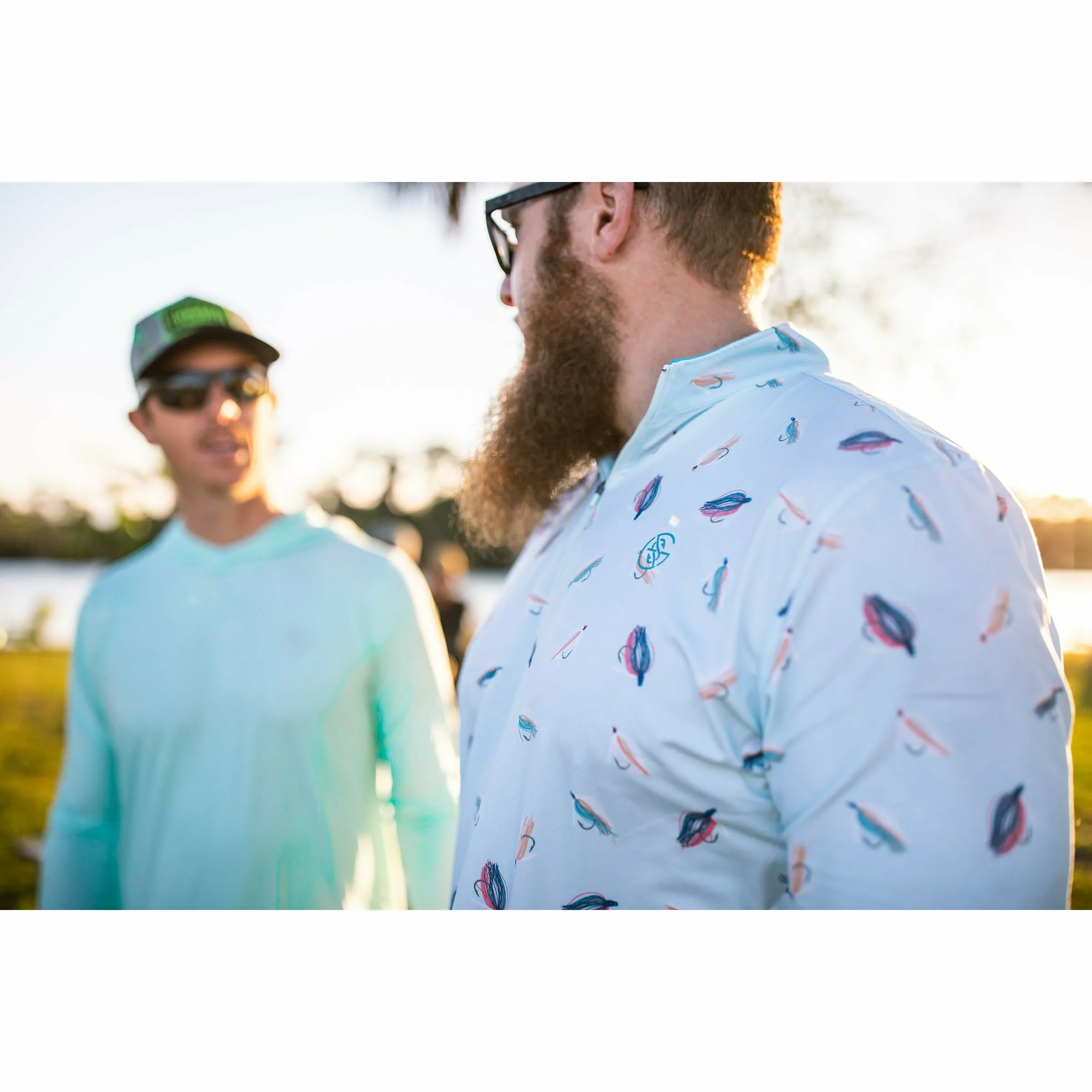 Salt Air Tossed Jig Quarter-Zip