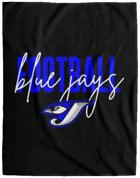 Script Football VPL Cozy Plush Fleece Blanket - 60x80