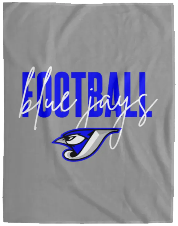 Script Football VPL Cozy Plush Fleece Blanket - 60x80