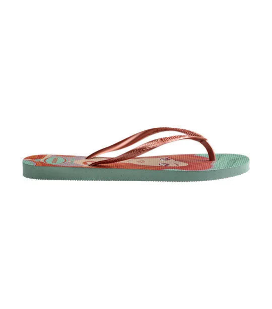 Slim Princesas Flip Flops Clay