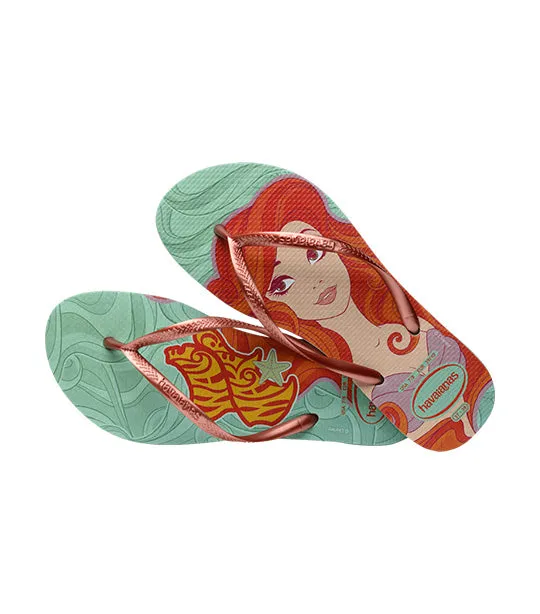 Slim Princesas Flip Flops Clay