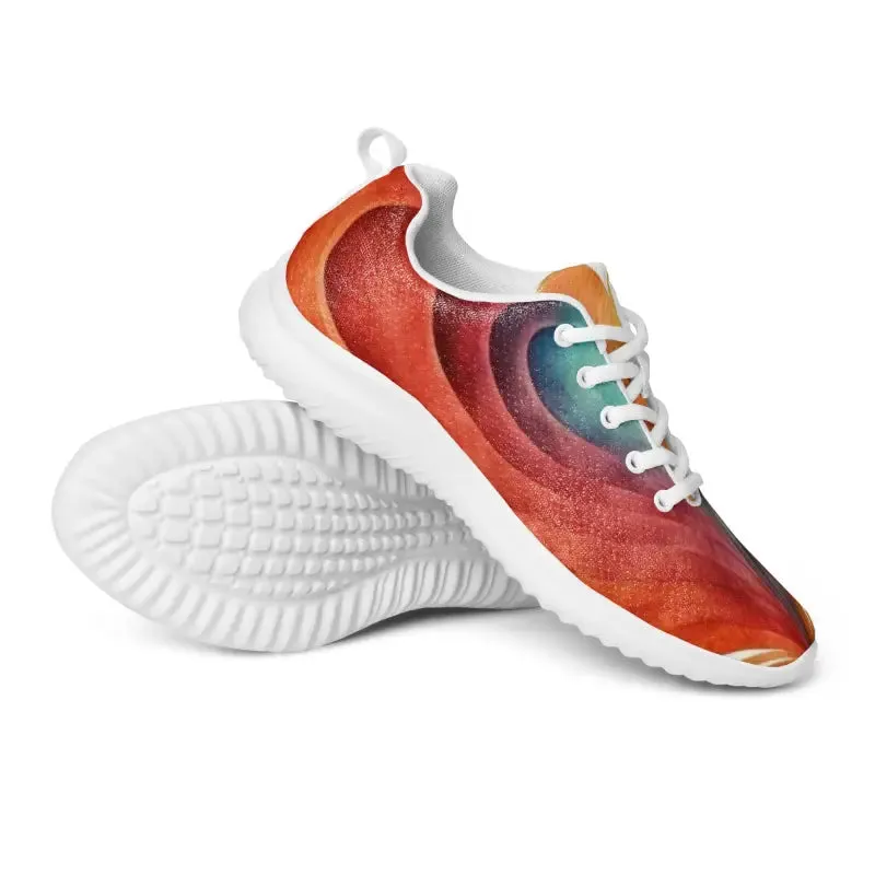 Soar in Style Bright Pattern Women's Athletic Shoes