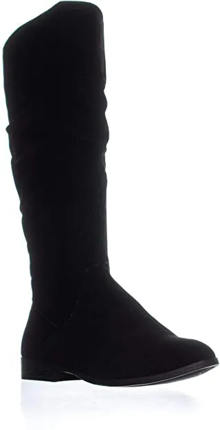 Style & Co Kelimae Ruched Riding Boots  Color Black Size 7M