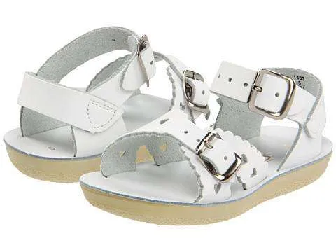 Sun-San Sweetheart Sandals | White ~ Size Infant 8