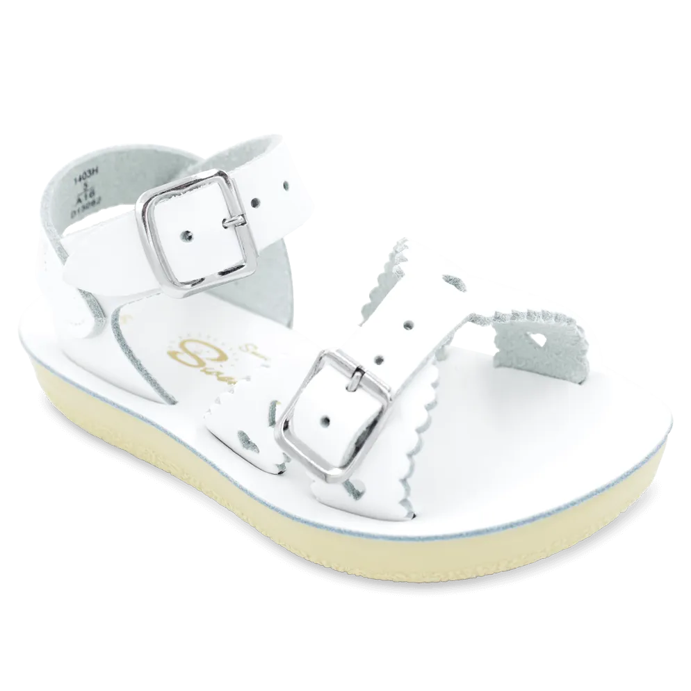 Sun-San Sweetheart Sandals | White ~ Size Infant 8