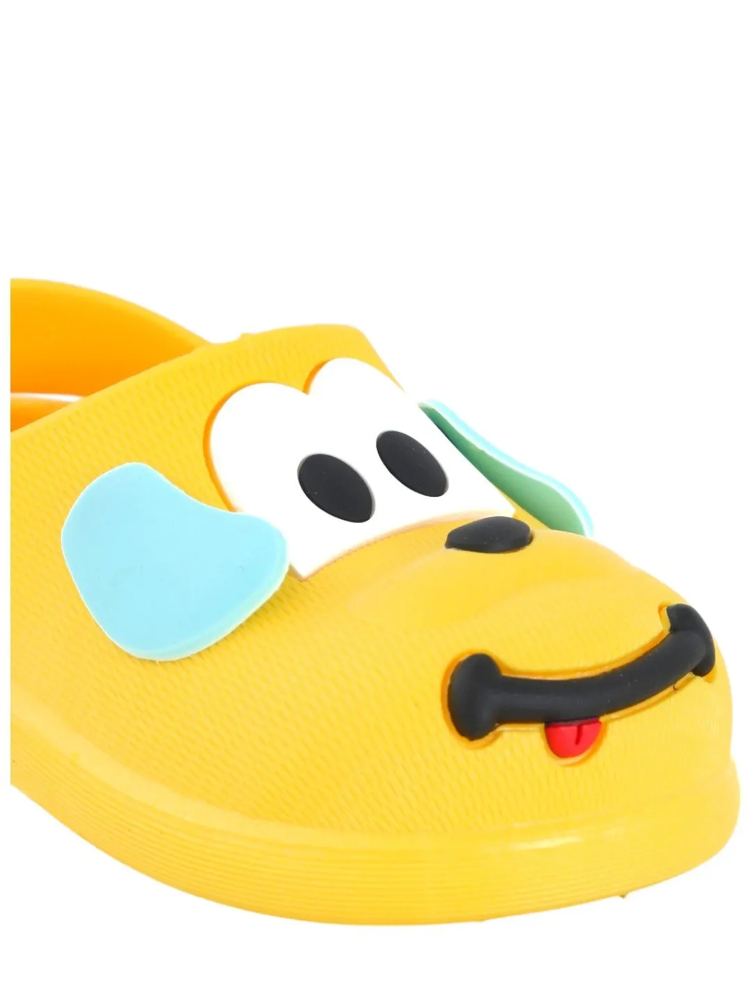 Sunny Paws Puppy Pattern Clogs for Boys - Sunshine Yellow