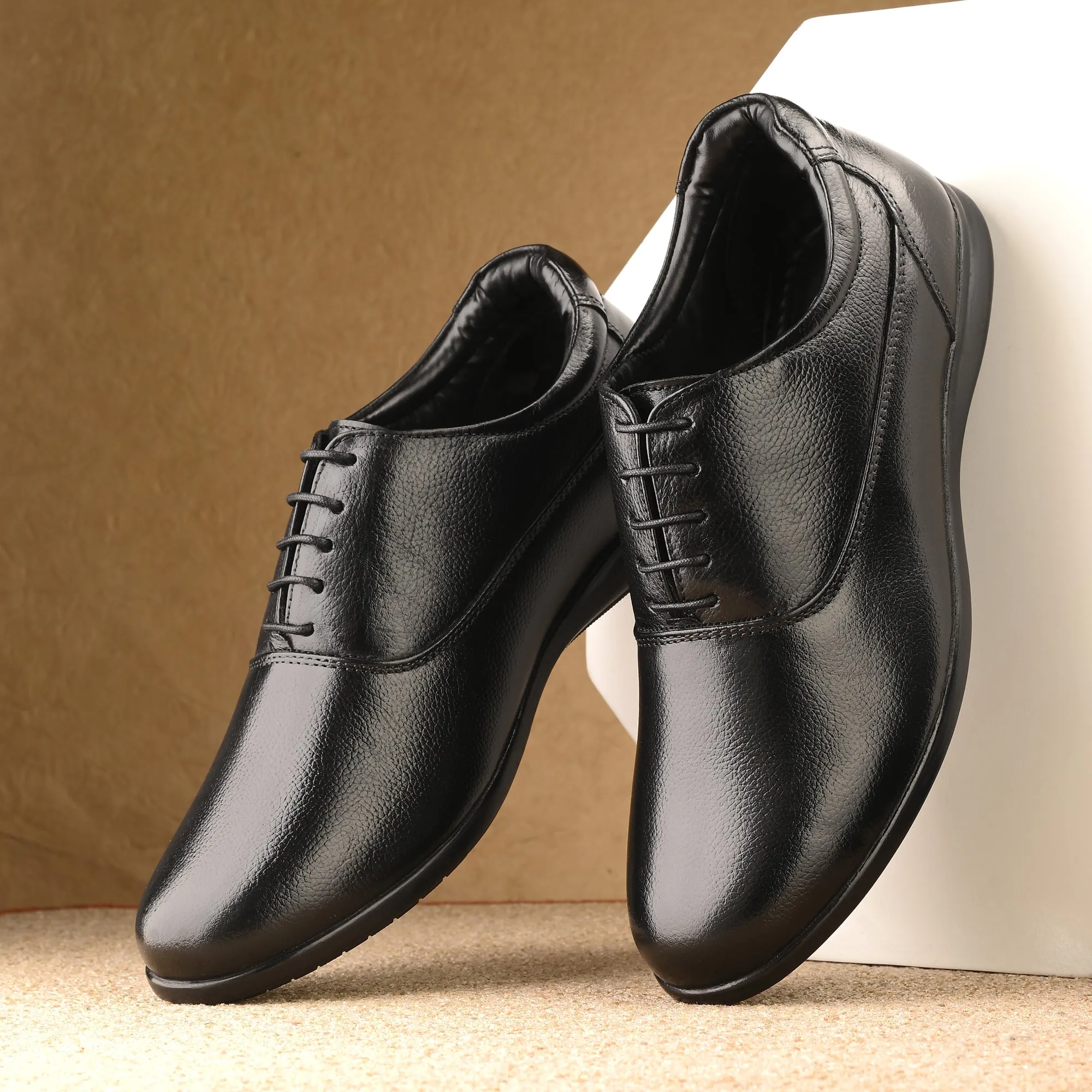 Svelte Oxford Full Grain Leather Derby Lace Ups