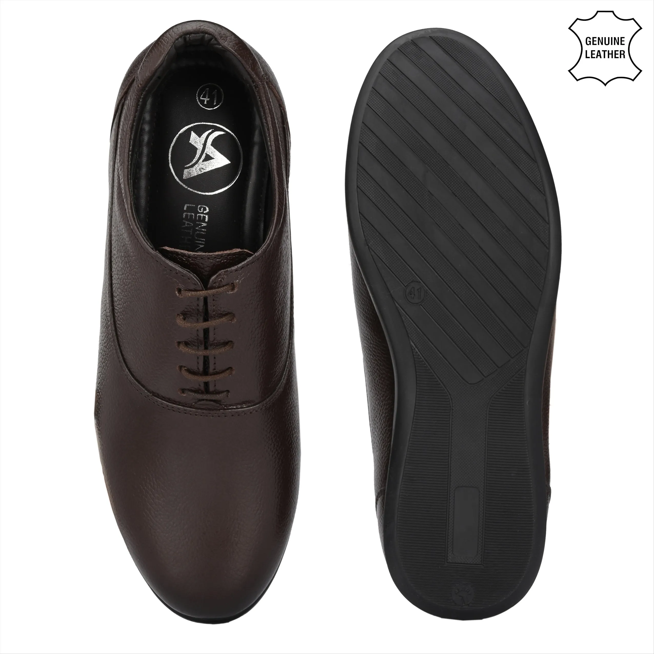 Svelte Oxford Full Grain Leather Derby Lace Ups