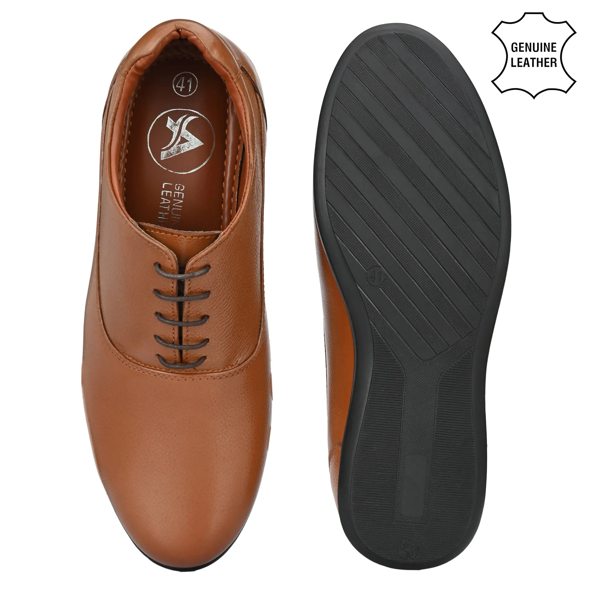 Svelte Oxford Full Grain Leather Derby Lace Ups