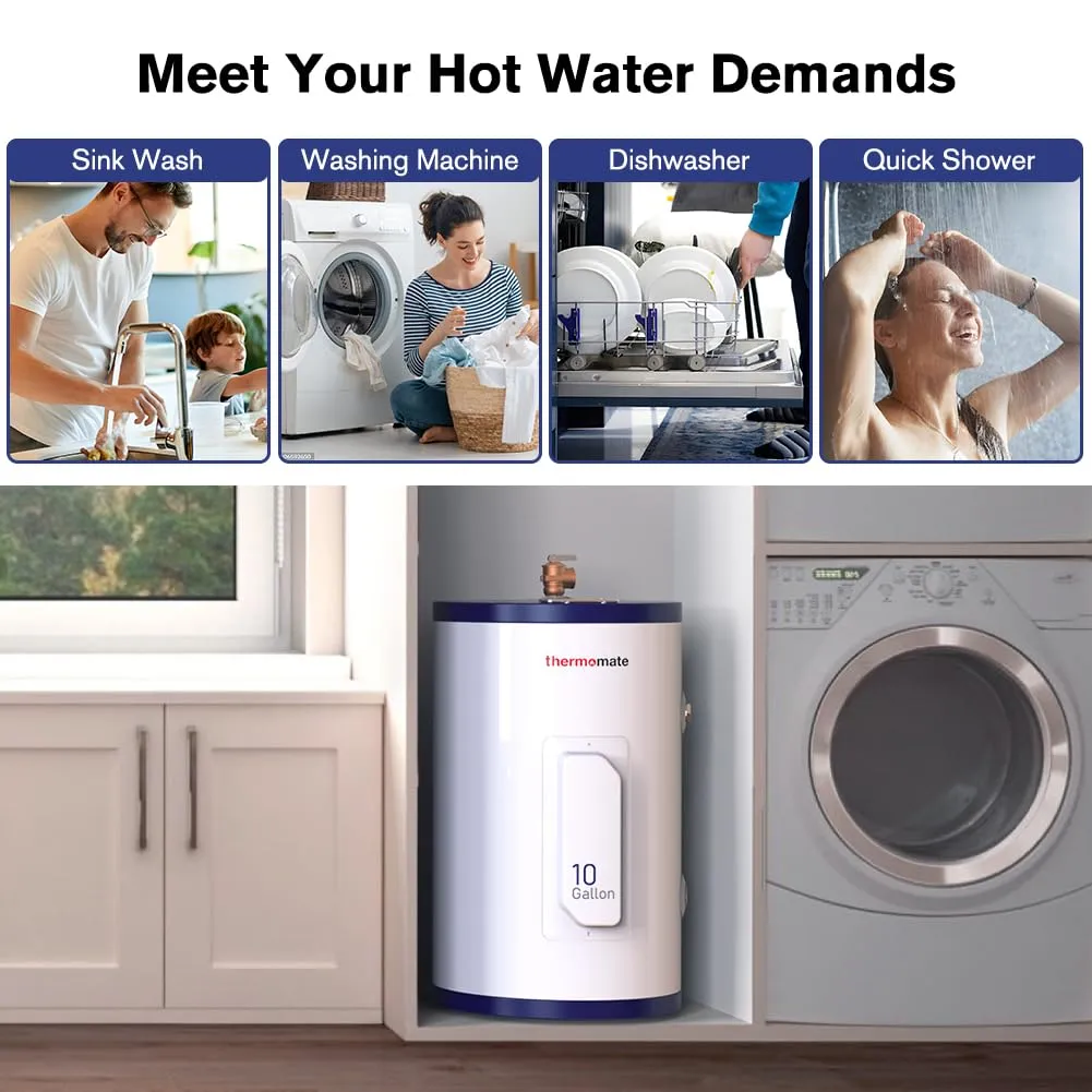 Thermomate 10 Gallon Point of Use Electric Tank Water Heater