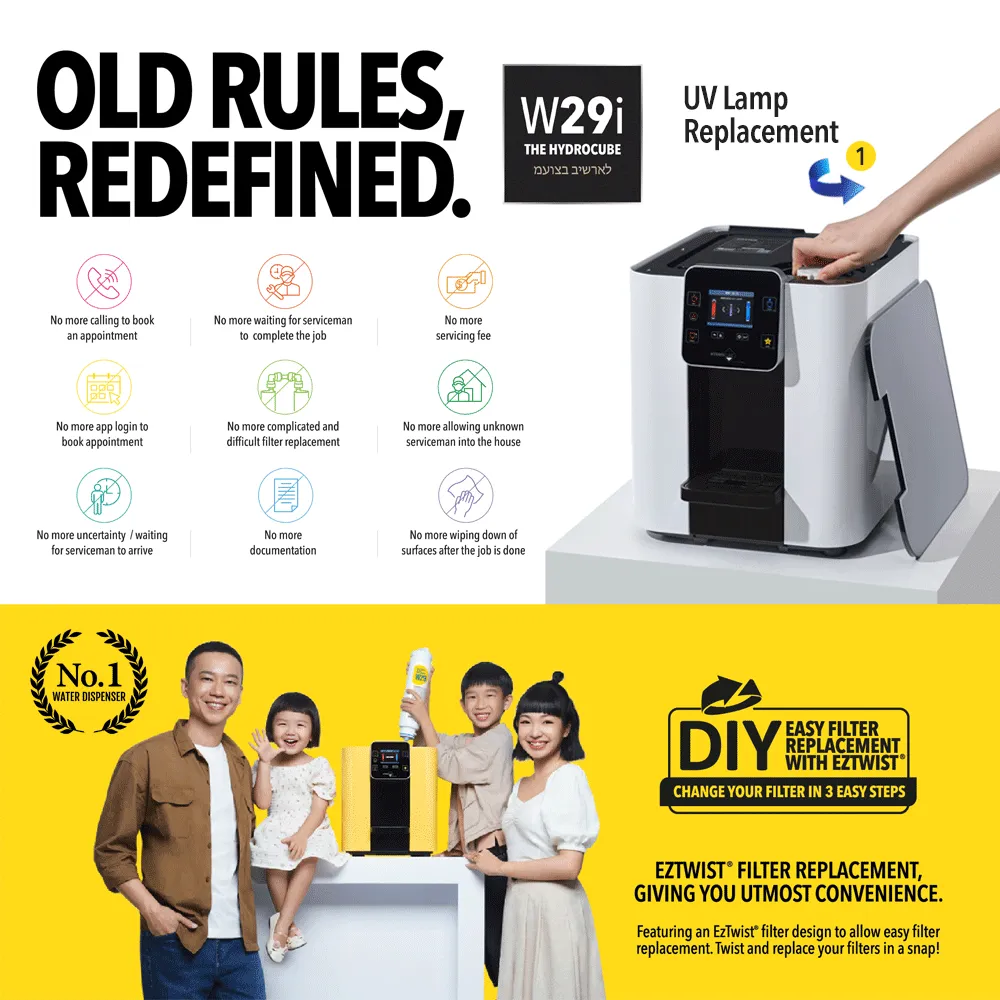 Trade-In Special P18 - HydroCube™ Hot/Cold Water Dispenser W29i