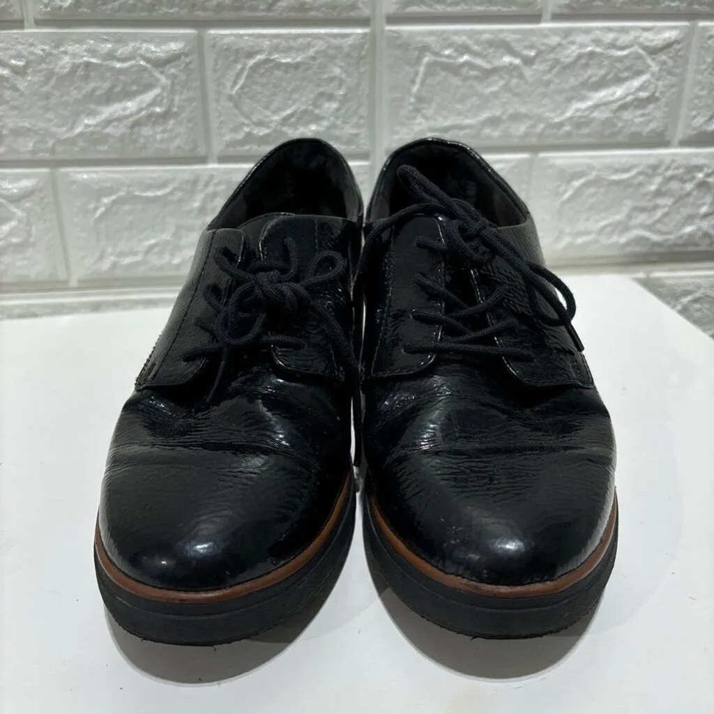 Wedge Patent Oxford Shoes