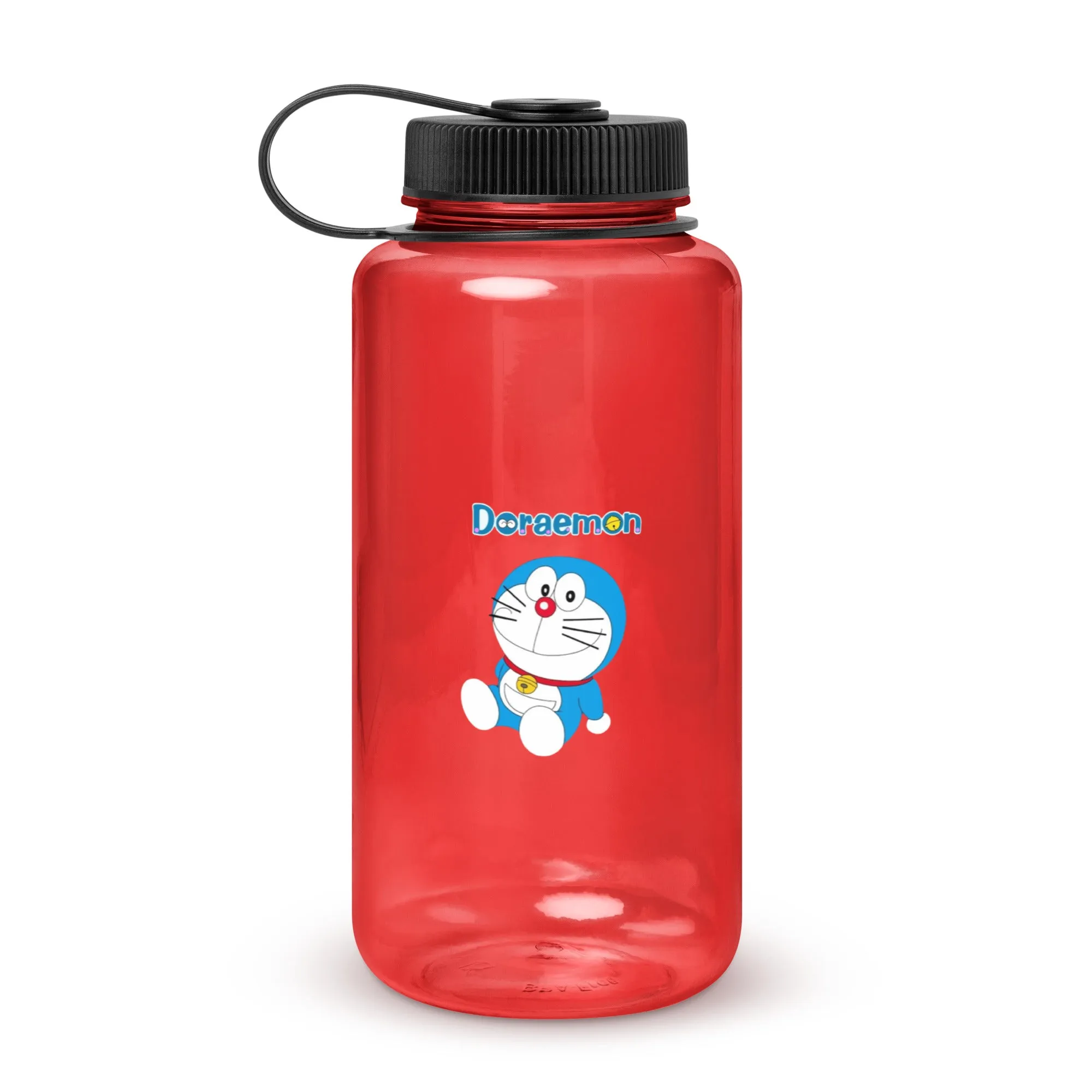 Wide mouth plastic water bottle