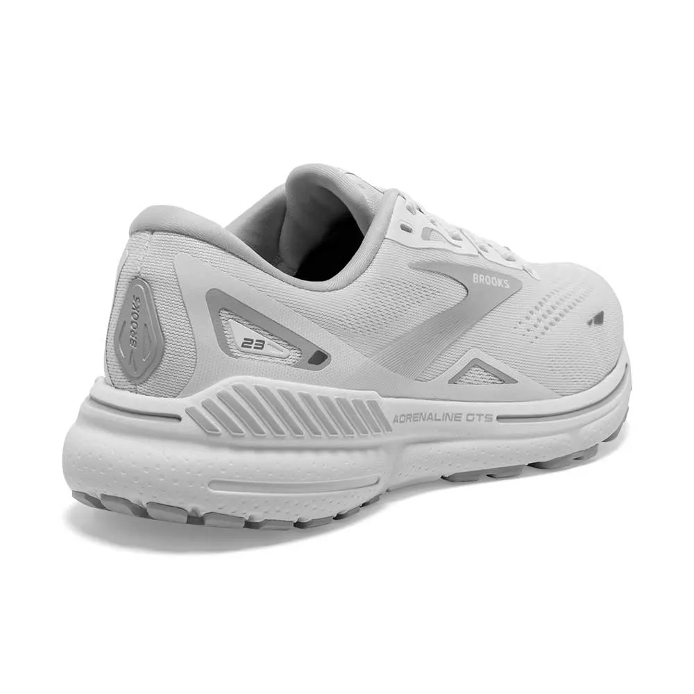 Women's Adrenaline GTS 23 Running Shoe - White/Oyster/Silver - Regular (B)