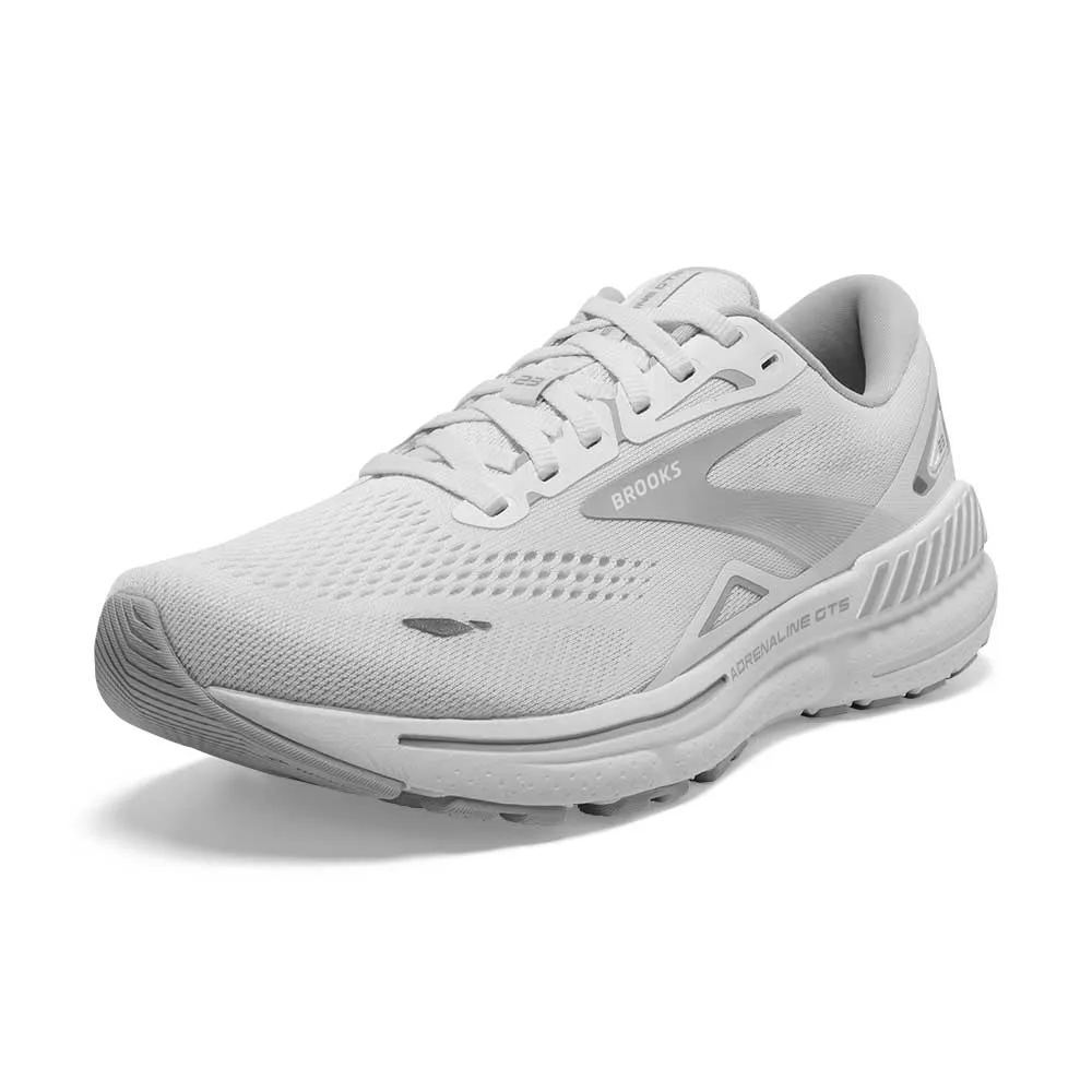 Women's Adrenaline GTS 23 Running Shoe - White/Oyster/Silver - Regular (B)