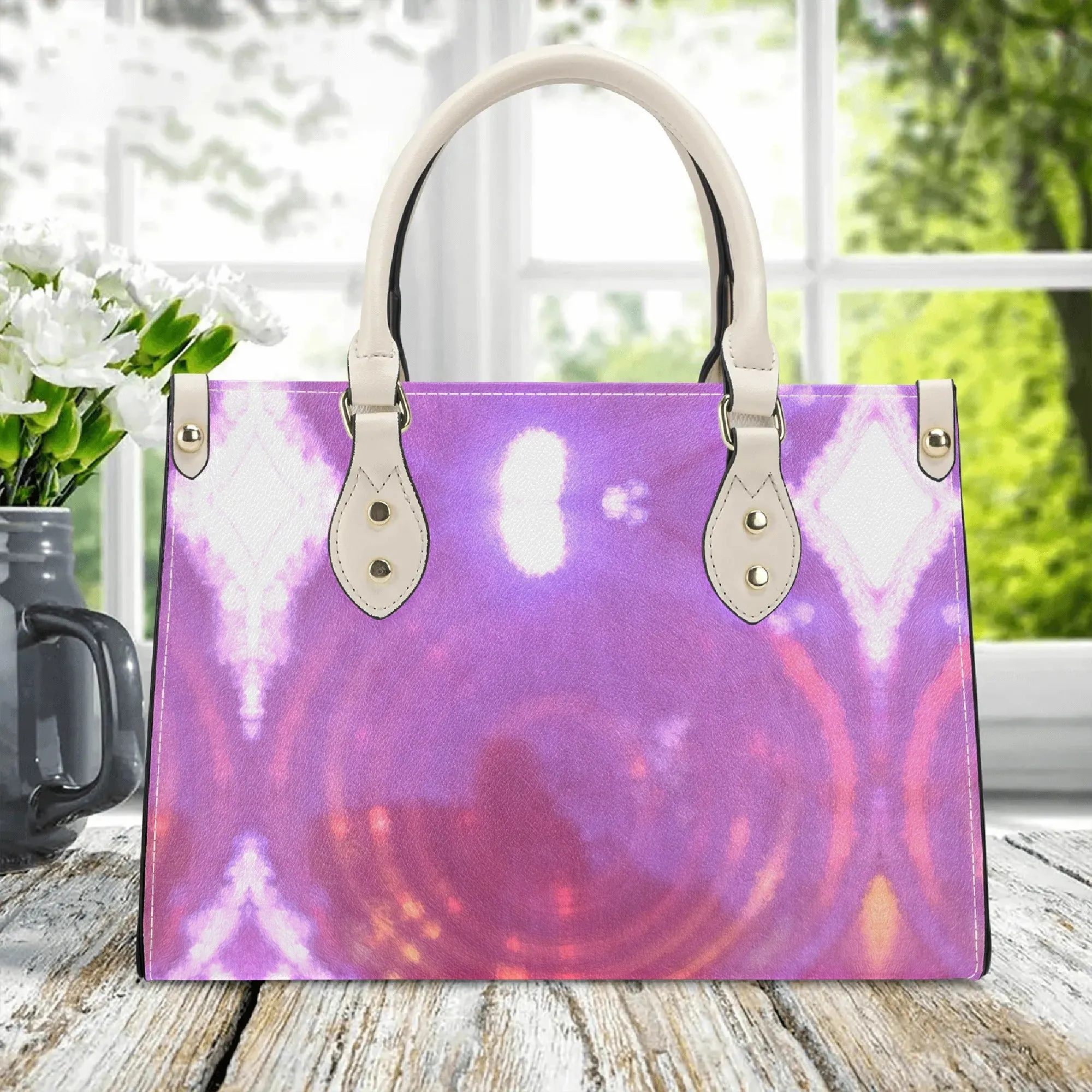 Womens PU Handbag - Pink - Designed by Concordia